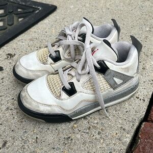 Air Jordan Retro 4 Cement kids 10c toddler